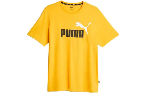 PUMA ESSENTIALS T Shirt Men's Yellow