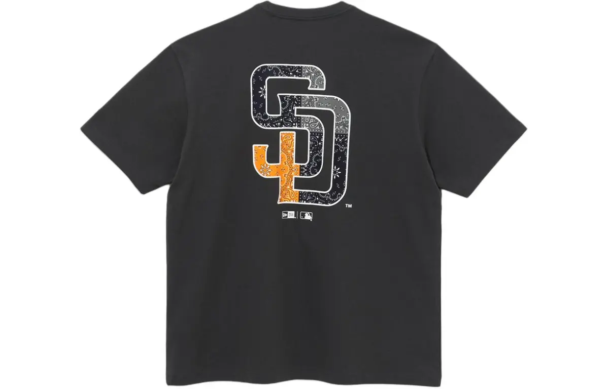 New Era SS24 T Shirt Unisex Black Gray