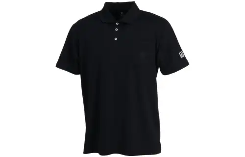 Converse T Shirts Unisex Black Polo Collar Moderate Straight Fit