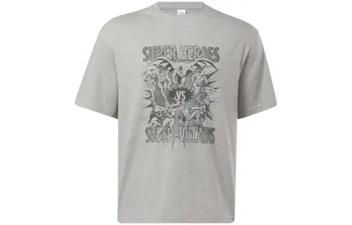 Reebok x DC T Shirt Unisex Gray