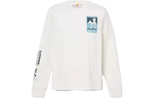 Timberland T Shirts Unisex White Crew Neck Moderate Other