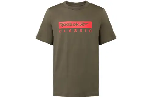Reebok T Shirt Men's Army Green