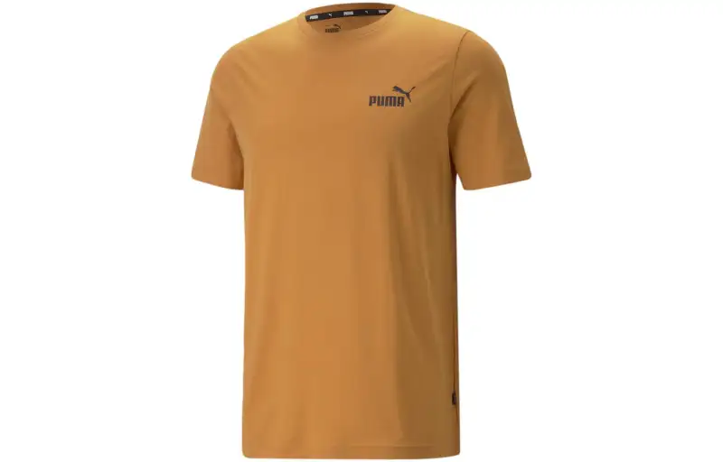 PUMA ESSENTIALS Small Logo Tee T Shirt Men's Orange