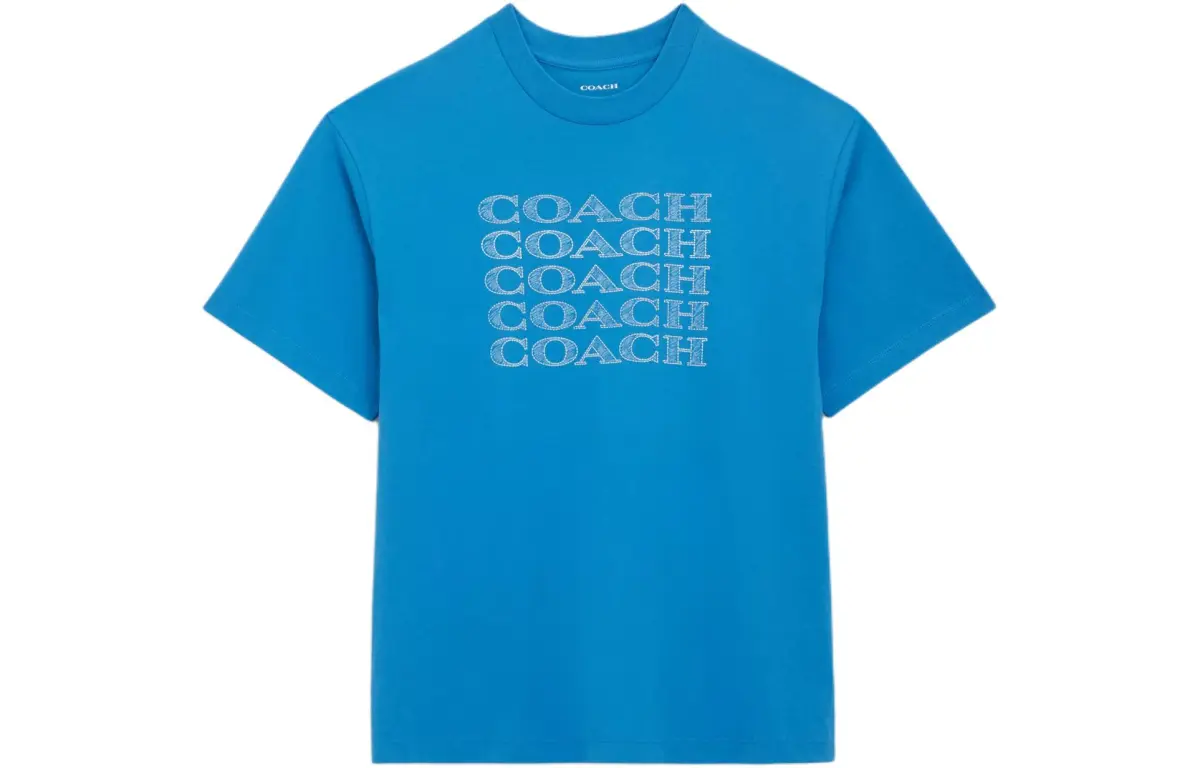 COACH SS24 T Shirt Men's Bright Blue
