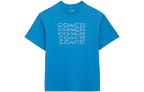 COACH SS24 T Shirt Men's Bright Blue