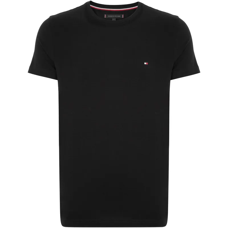 Tommy Hilfiger T Shirts Men's Crew Neck Moderate Straight Fit