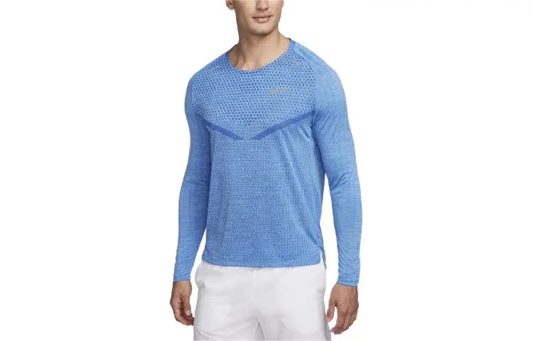 Nike TechKnit T Shirt Men's Stars Blue