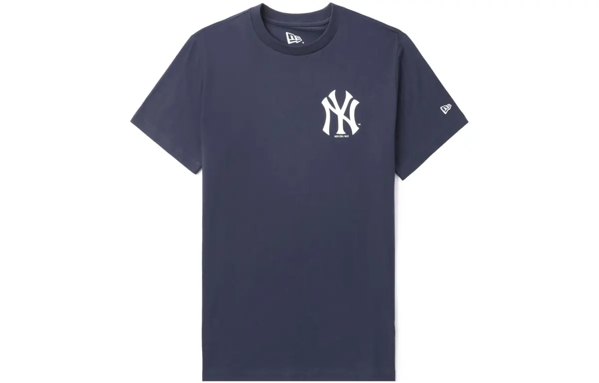 New Era T-Shirts Men's Blue Crew Neck Moderate Other