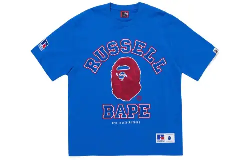 A BATHING APE x Russell Athletic T Shirt Men's