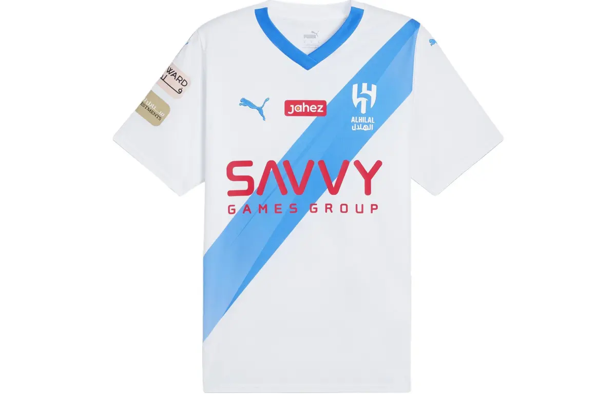 PUMA Al Hilal SFC Neymar Jr T Shirt Men's White Blue