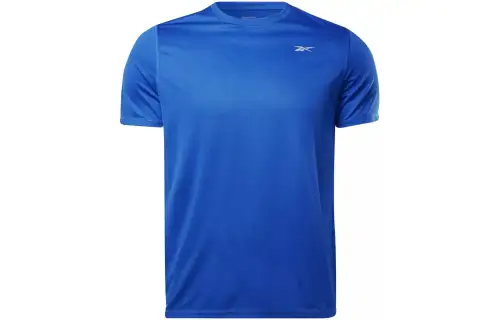 Reebok T Shirts Men's Blue Crew Neck Moderate Straight Fit