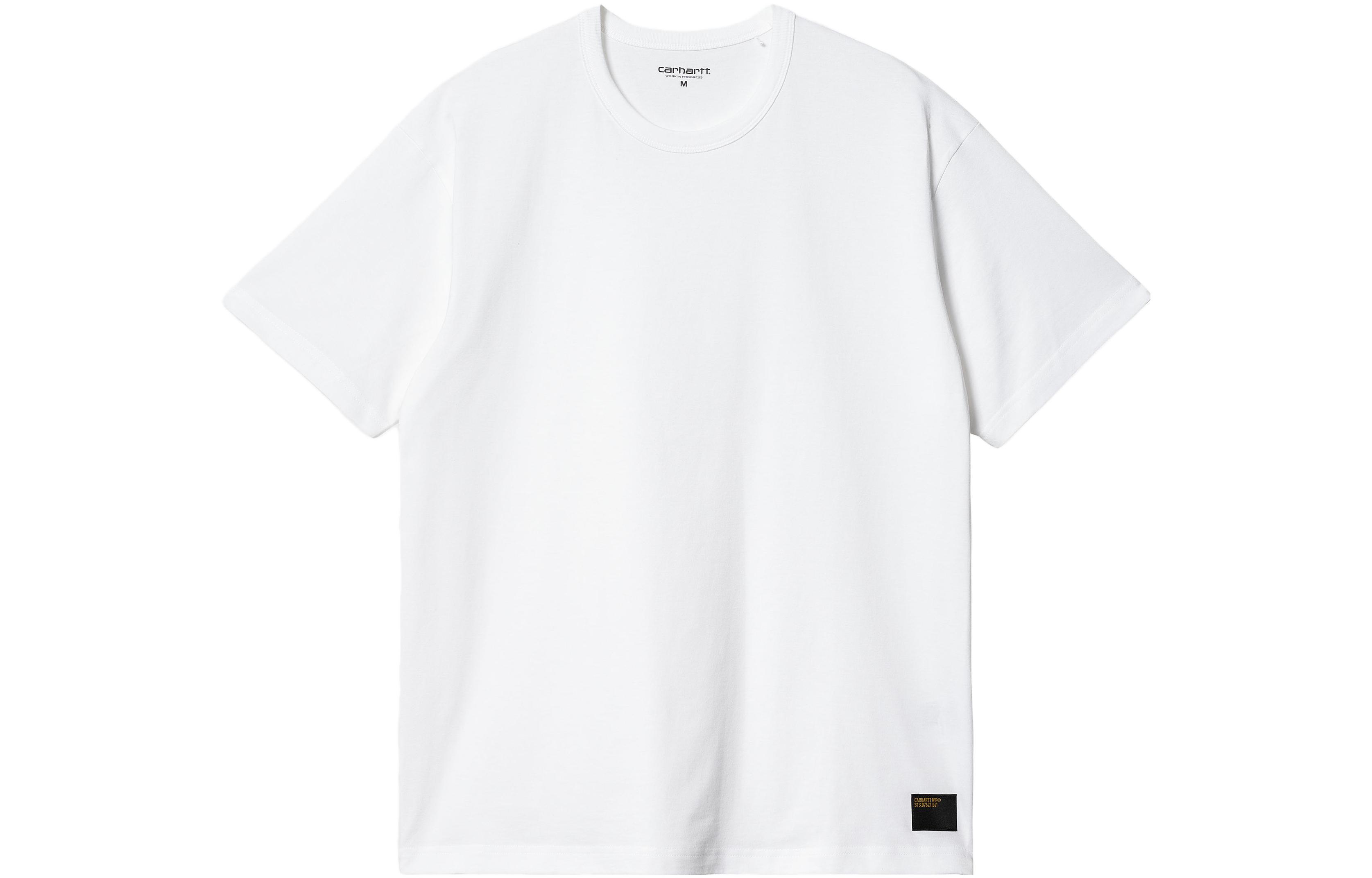 Carhartt WIP FW23 TOUR Series Solid Color Military Round Neck Short Sleeve T-Shirt Men's White