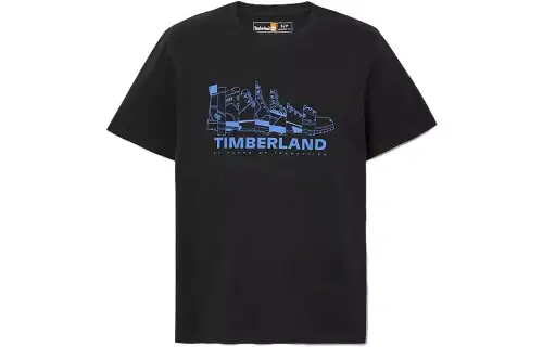 Timberland T Shirts Unisex Black Crew Neck Moderate Other