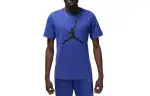 Jordan Jumpman Flight T Shirts Men's Purple Crew Neck Moderate Straight Fit