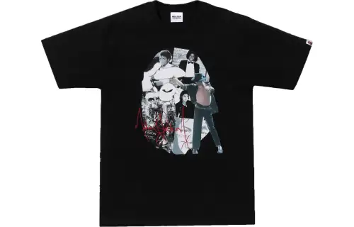 Bape X Michael Jackson Album Jacket Ape Head Tee