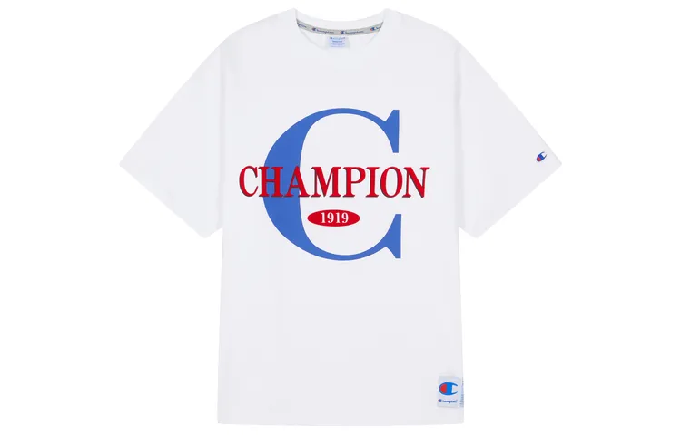 Champion Short Sleeved T Shirts Japan Version Unisex