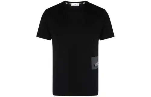 STONE ISLAND Logo Printed Crewneck T-Shirt
