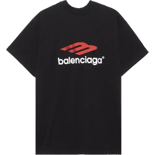 Balenciaga Tape Type Logo Oversized T-Shirt