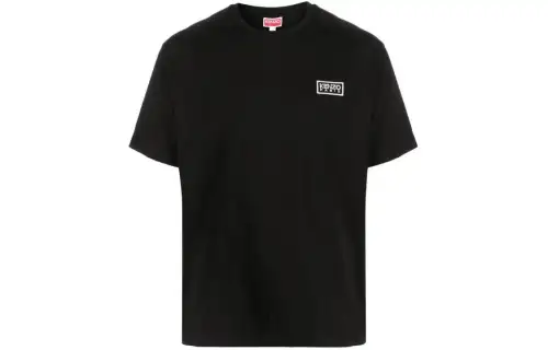 KENZO Logo-embroidered Cotton T-shirt