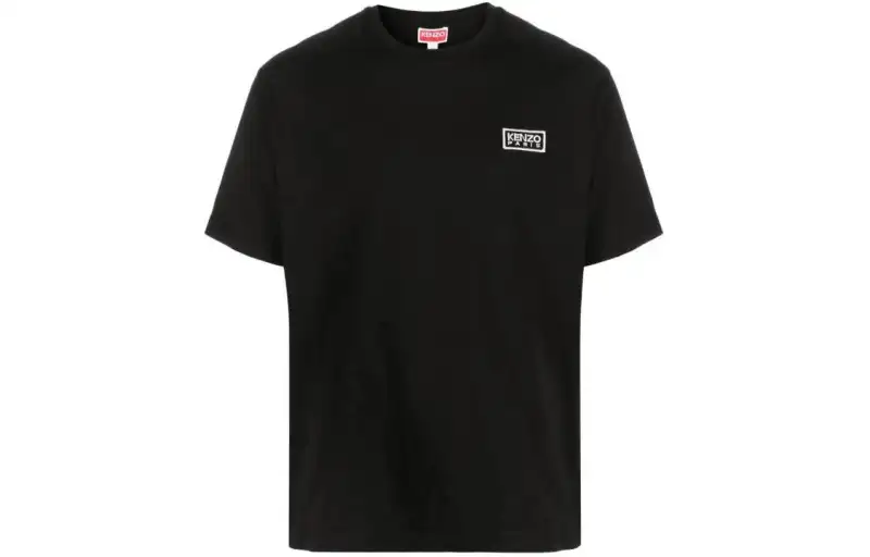 KENZO Logo-embroidered Cotton T-shirt