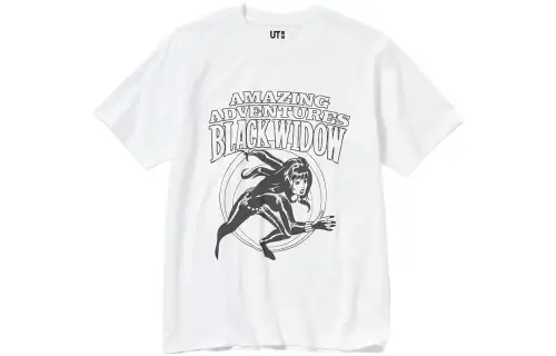 UNIQLO X Disney T Shirts Unisex White Crew Neck Moderate