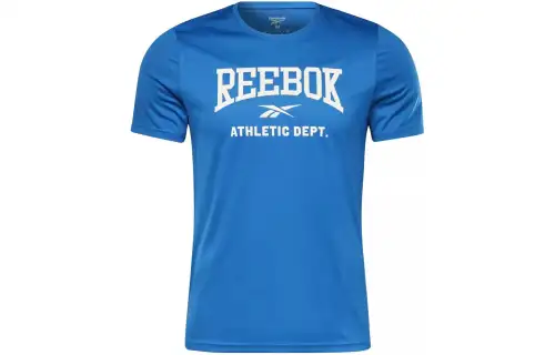 Reebok WOR POLY GRAPHIC SS TEE T Shirt Men's Blue