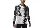 Jordan T Shirts Men's Black Crew Neck Moderate Straight Fit