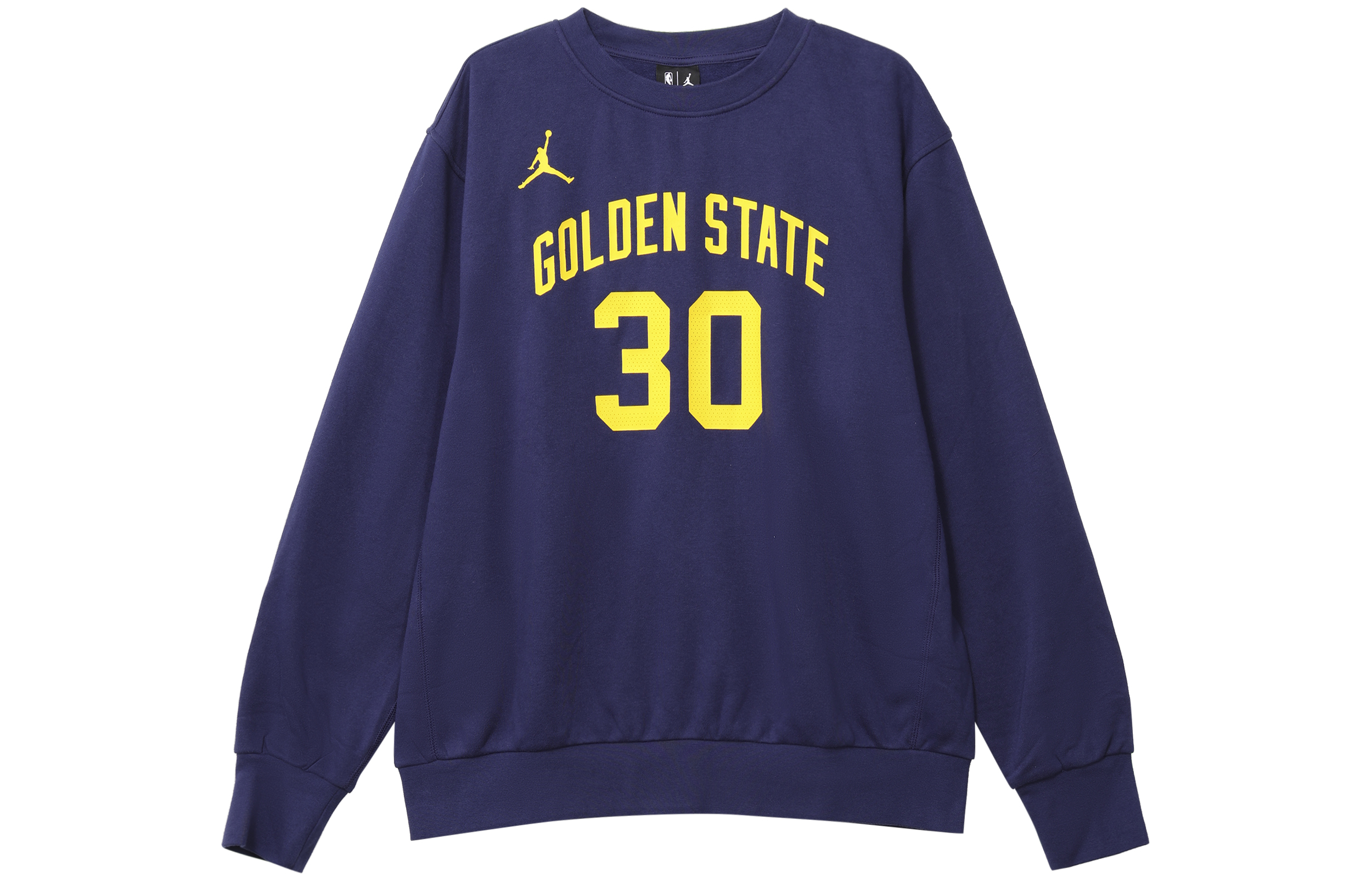 Jordan Nba Golden State Warriors Stephen Curry Fleece Loose Fit Sweatshirt