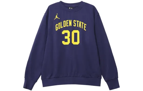 Jordan Nba Golden State Warriors Stephen Curry Fleece Loose Fit Sweatshirt