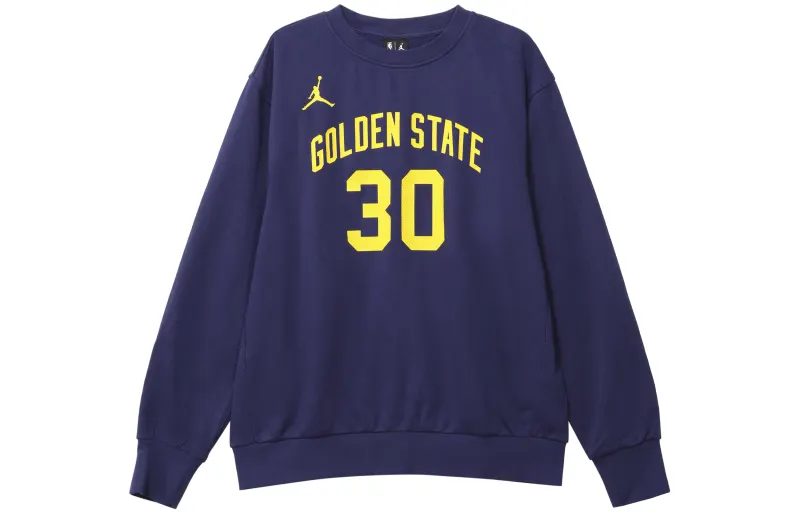 Jordan Nba Golden State Warriors Stephen Curry Fleece Loose Fit Sweatshirt