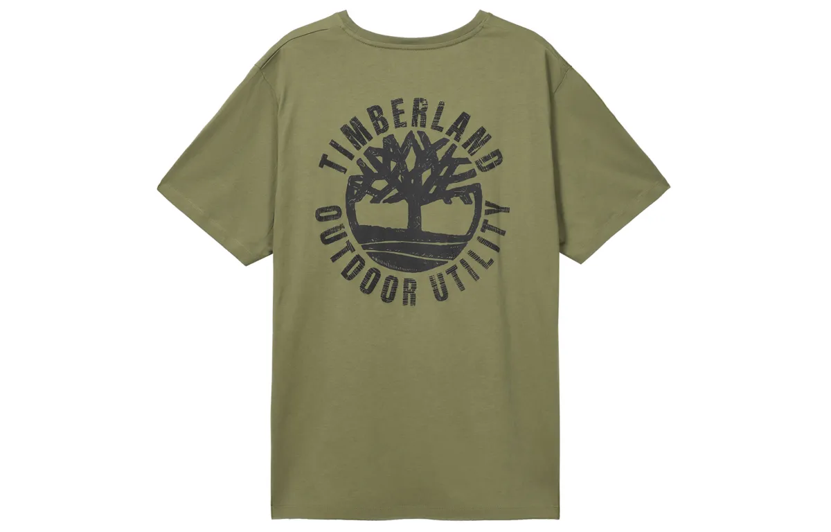 Timberland T Shirt Unisex Olive Green