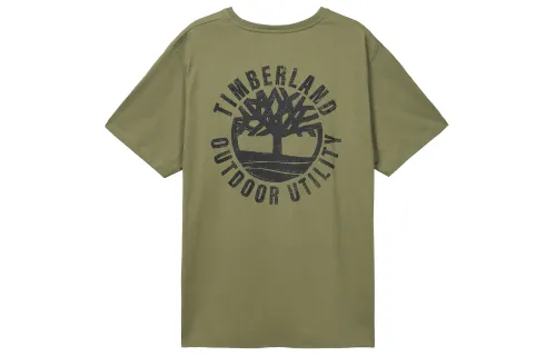 Timberland T Shirt Unisex Olive Green