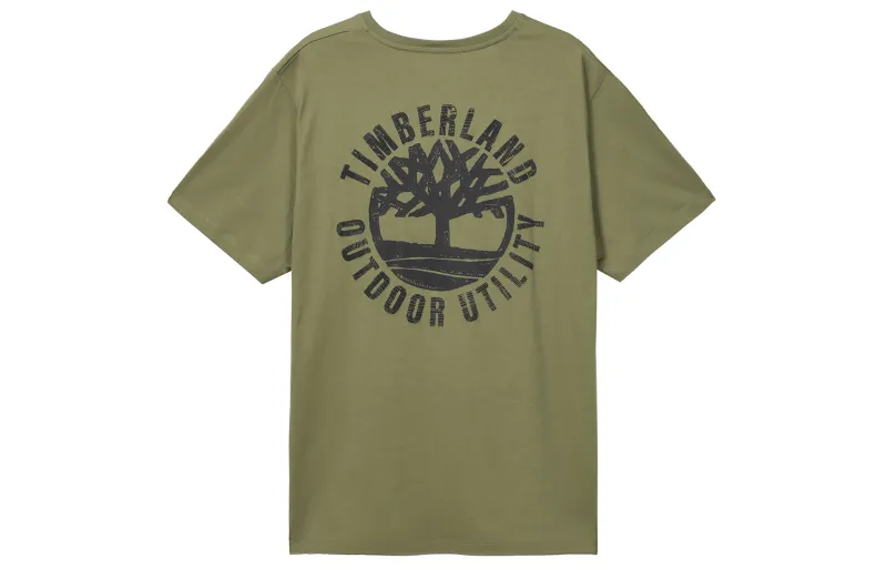 Timberland T Shirt Unisex Olive Green