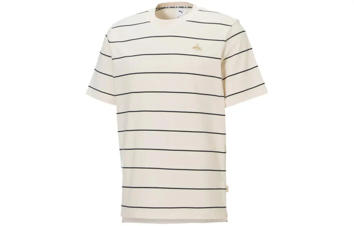 PUMA DASSLER LEGACY Stripes Tee T Shirt Unisex White