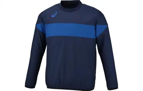 ASICS T Shirts Men's Blue Crew Neck Moderate Straight Fit