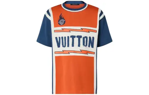 LOUIS VUITTON Short-Sleeved Cotton T-Shirt