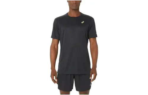 Asics Lite Show Mesh Short Sleeve Top T Shirt Men's Black