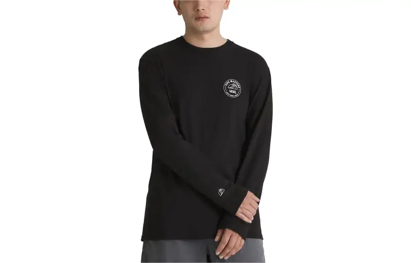 Vans Pipe Masters Poster Long Sleeve T Shirt T Shirt Men's Black
