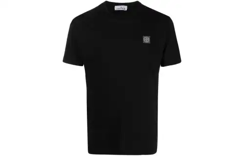Stone Island logo-appliqué cotton T-shirt