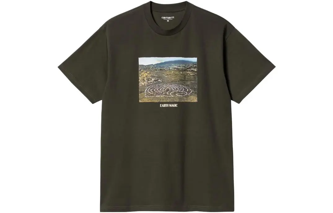 Carhartt WIP T Shirts Men's Cypress Crew Neck Moderate Straight Fit