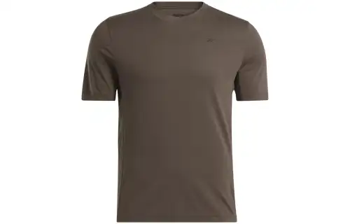 Reebok T Shirts Men's Army Green Crew Neck Moderate Other