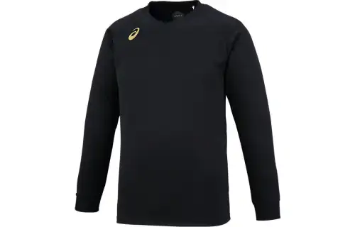 ASICS T Shirts Unisex Black Crew Neck Moderate Straight Fit