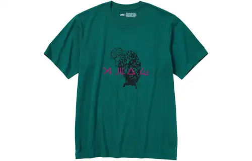 UNIQLO x Hunter T Shirt Unisex Grass Green