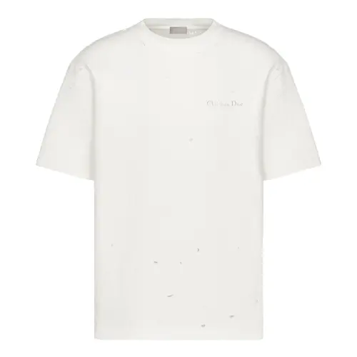 DIOR T Shirts Men's Crew Neck Moderate Straight Fit