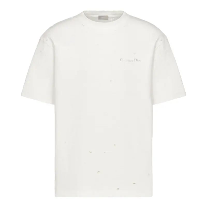 DIOR T Shirts Men's Crew Neck Moderate Straight Fit