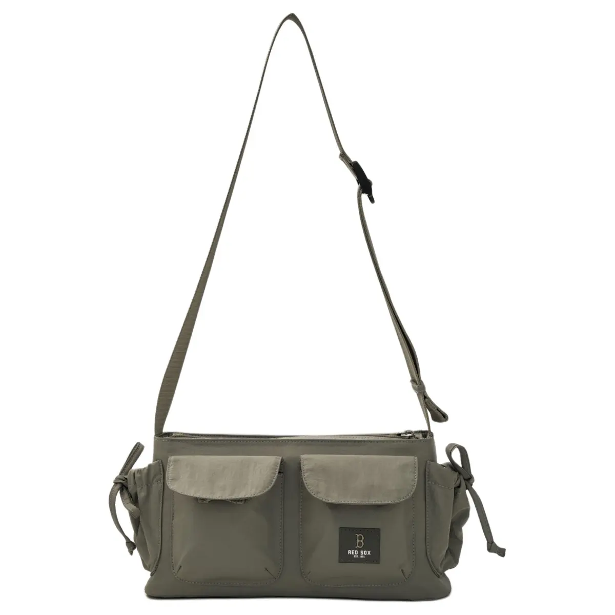 MLB Nylon One Shoulder Crossbody Bags Men's Khaki
