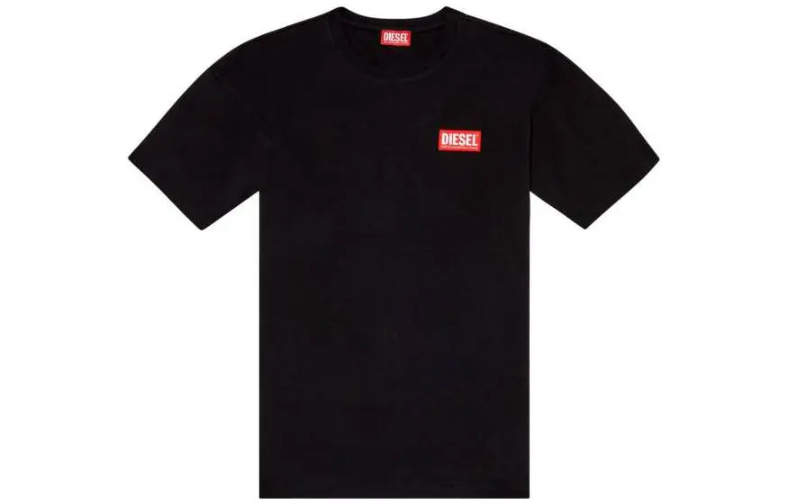DIESEL T-Boxt-Lab Jacquard Logo Patch T-Shirt