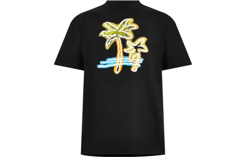 PALM ANGELS T Shirt Men's Black