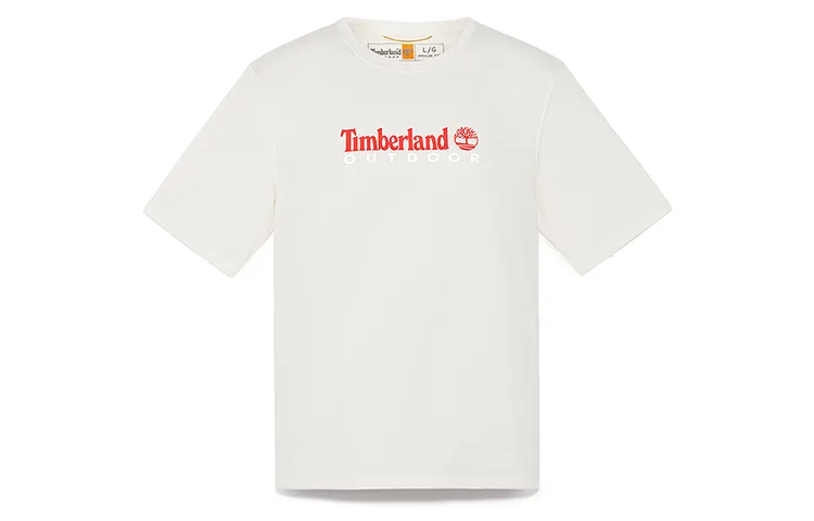 Timberland T Shirt Men's Vintage White