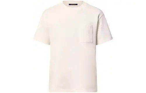 Lv Pique Cotton T Shirt